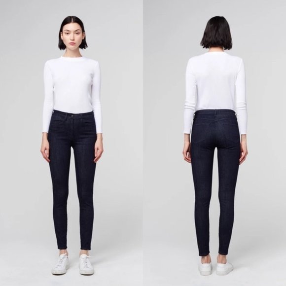 NWT 3x1 Channel Seam Skinny High Rise Jean - Picture 1 of 7